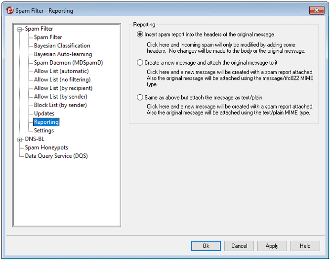 mdaemon-spam-filter-reporting