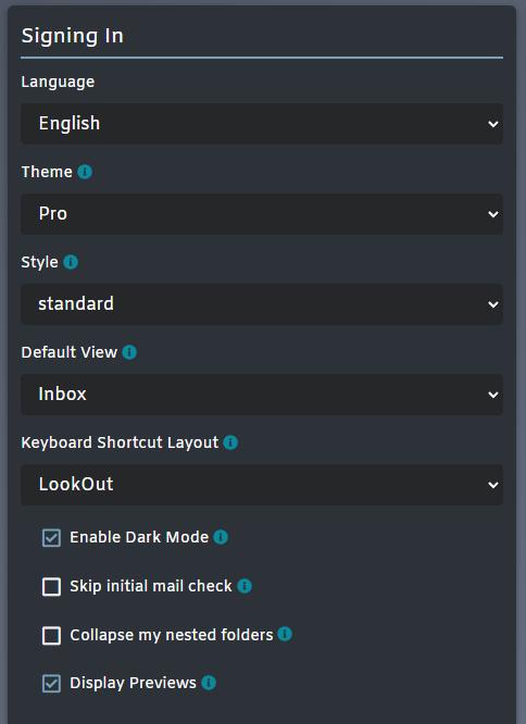 How to enable dark mode for Webmail's Pro theme and/or Remote ...