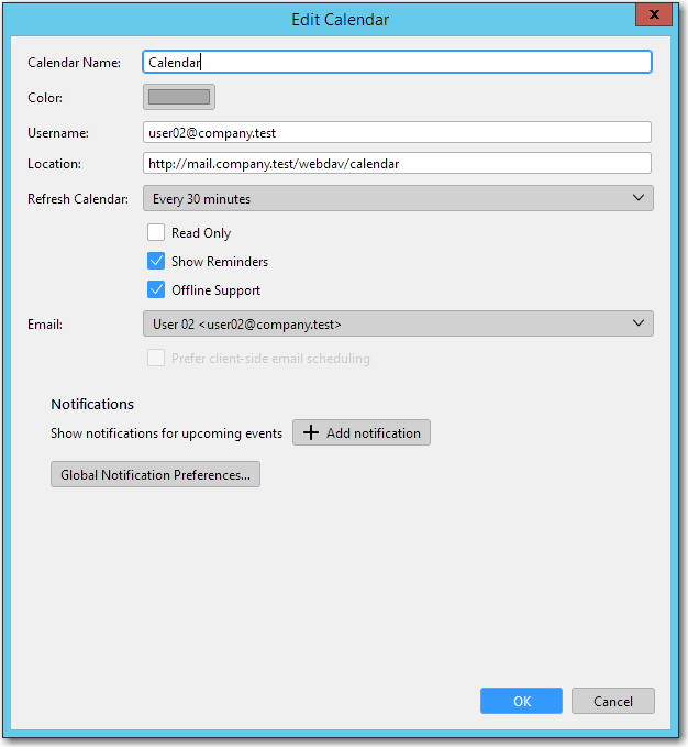 How to sync calendars and tasks in thunderbird